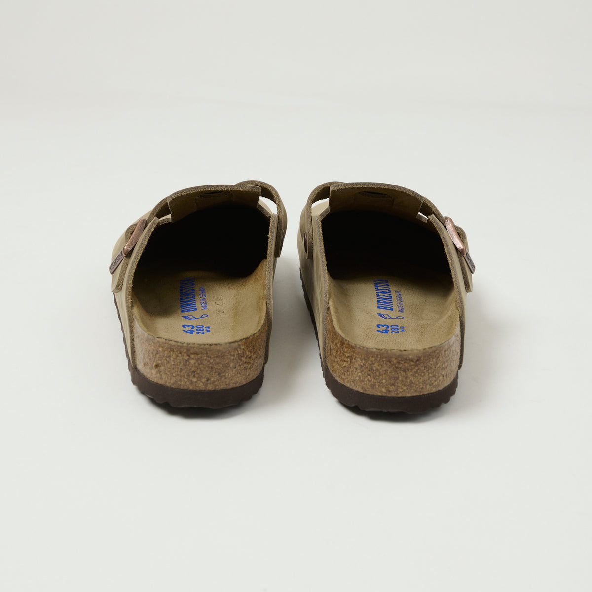 Birkenstock Boston Oiled Leather Shoe - Tobacco Brown