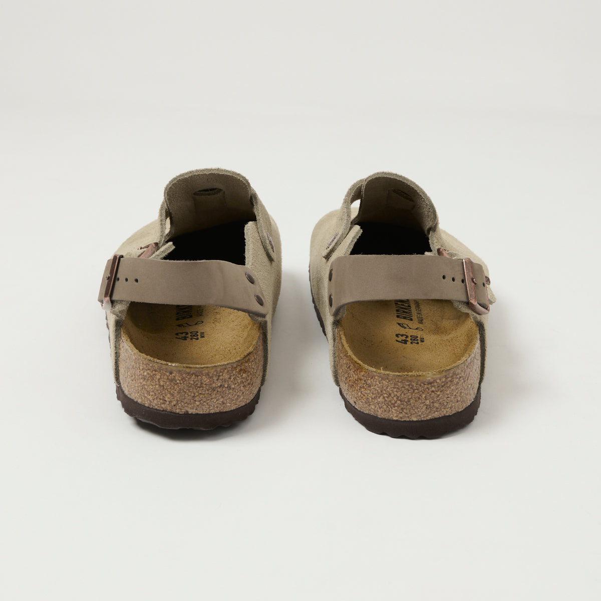 Birkenstock Tokio II Suede Shoe - Taupe