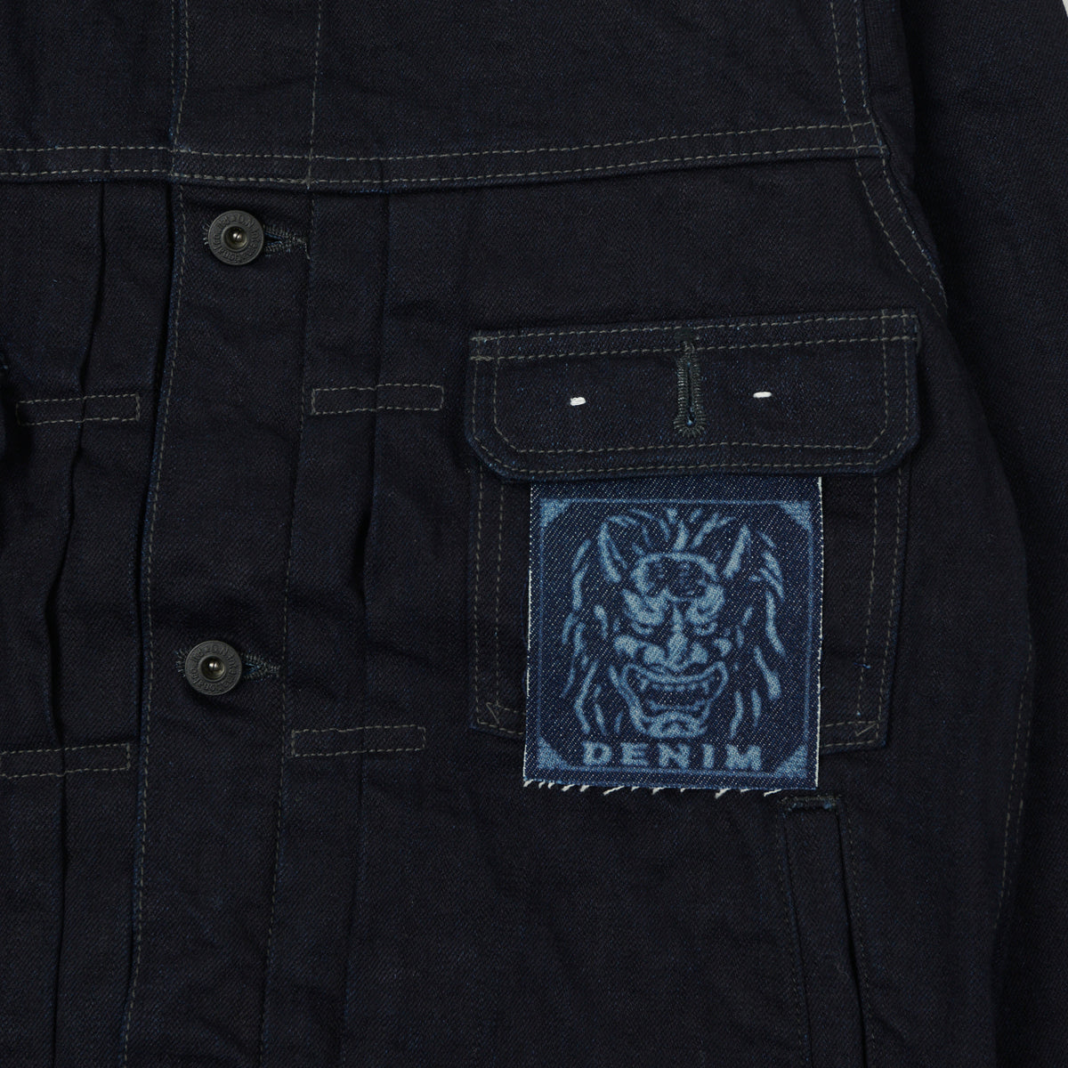 ONI Denim 02516P-14BLK Type II Denim Jacket - One Wash