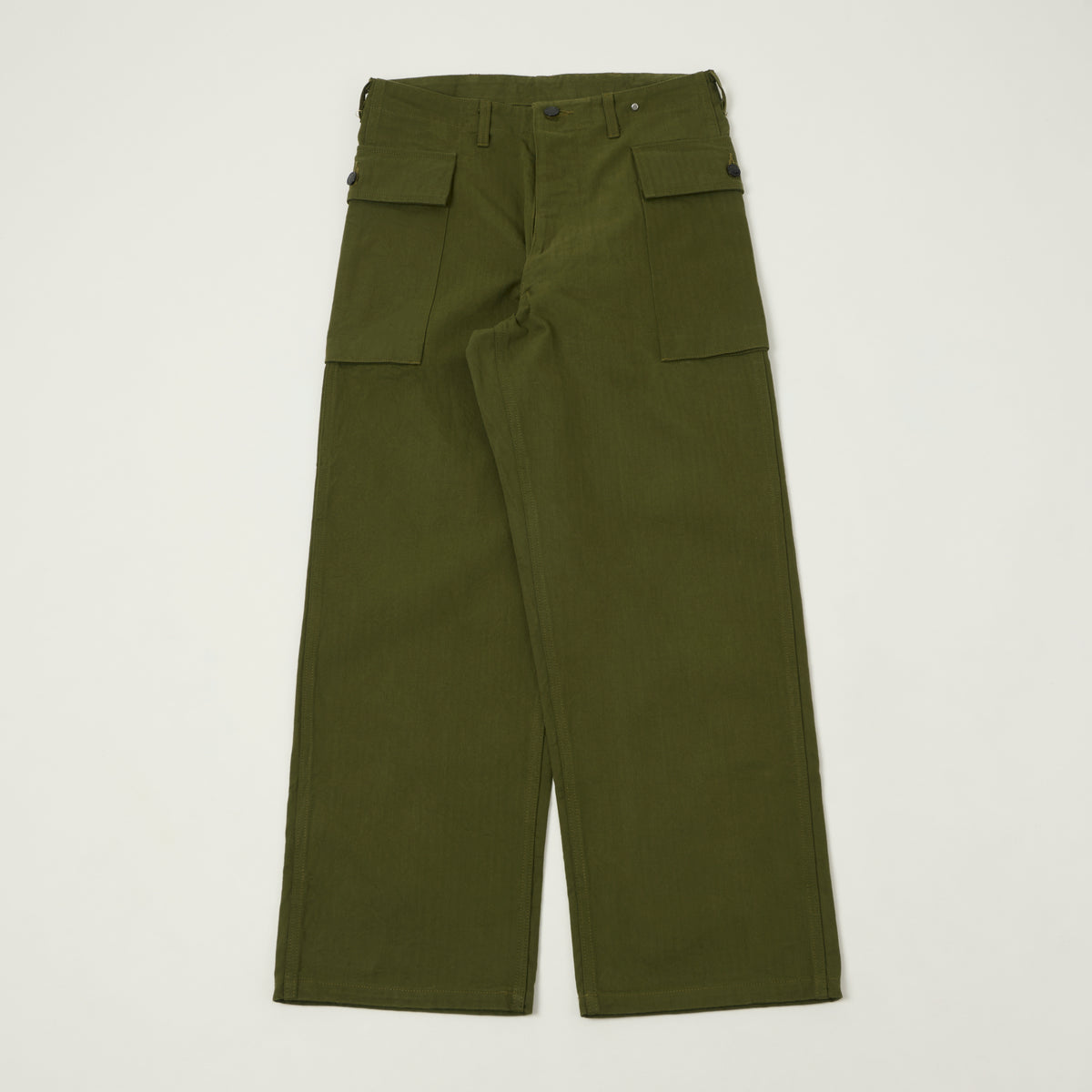 Buzz Rickson's Herringbone Twill Special Trousers - Olive