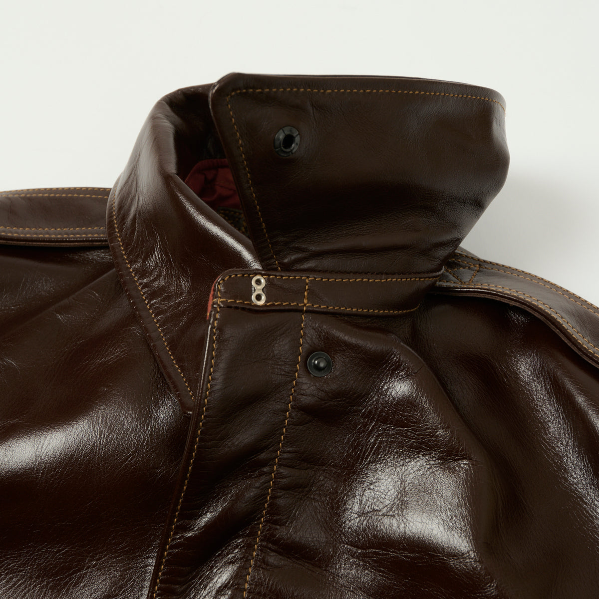 Buzz Rickson's A-2 'Rough Wear' Leather Flight Jacket - Brown