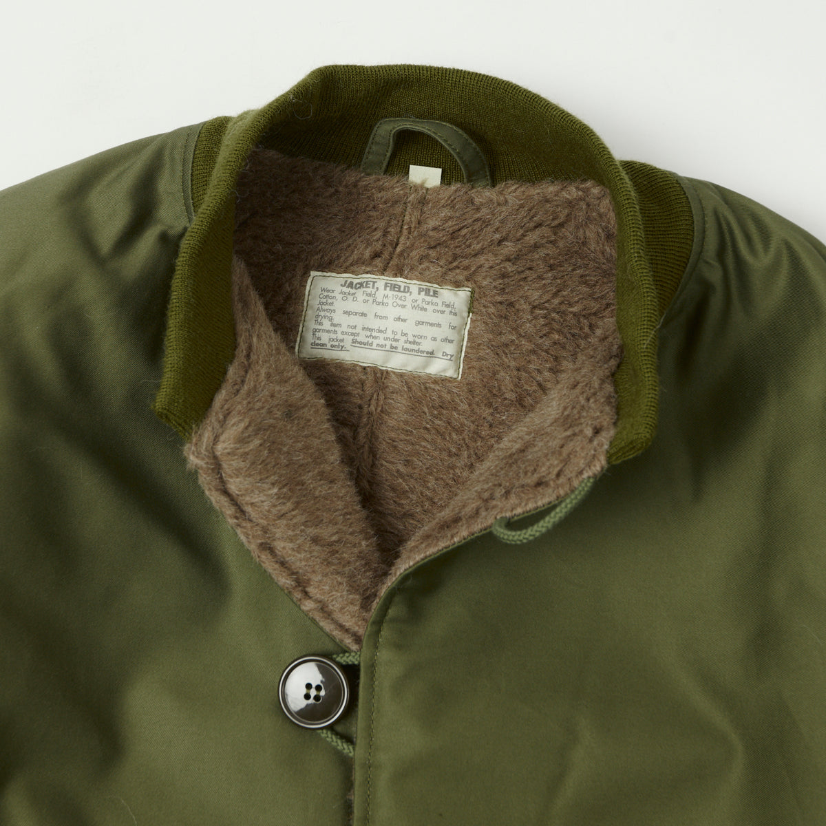 Buzz Rickson's U.S. Army M-1943 Jacket Liner - Olive