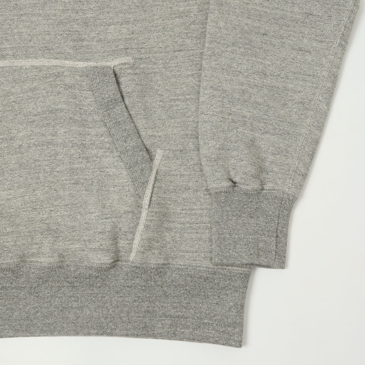 Buzz Rickson's Pullover Sweat Parka - Heather Grey