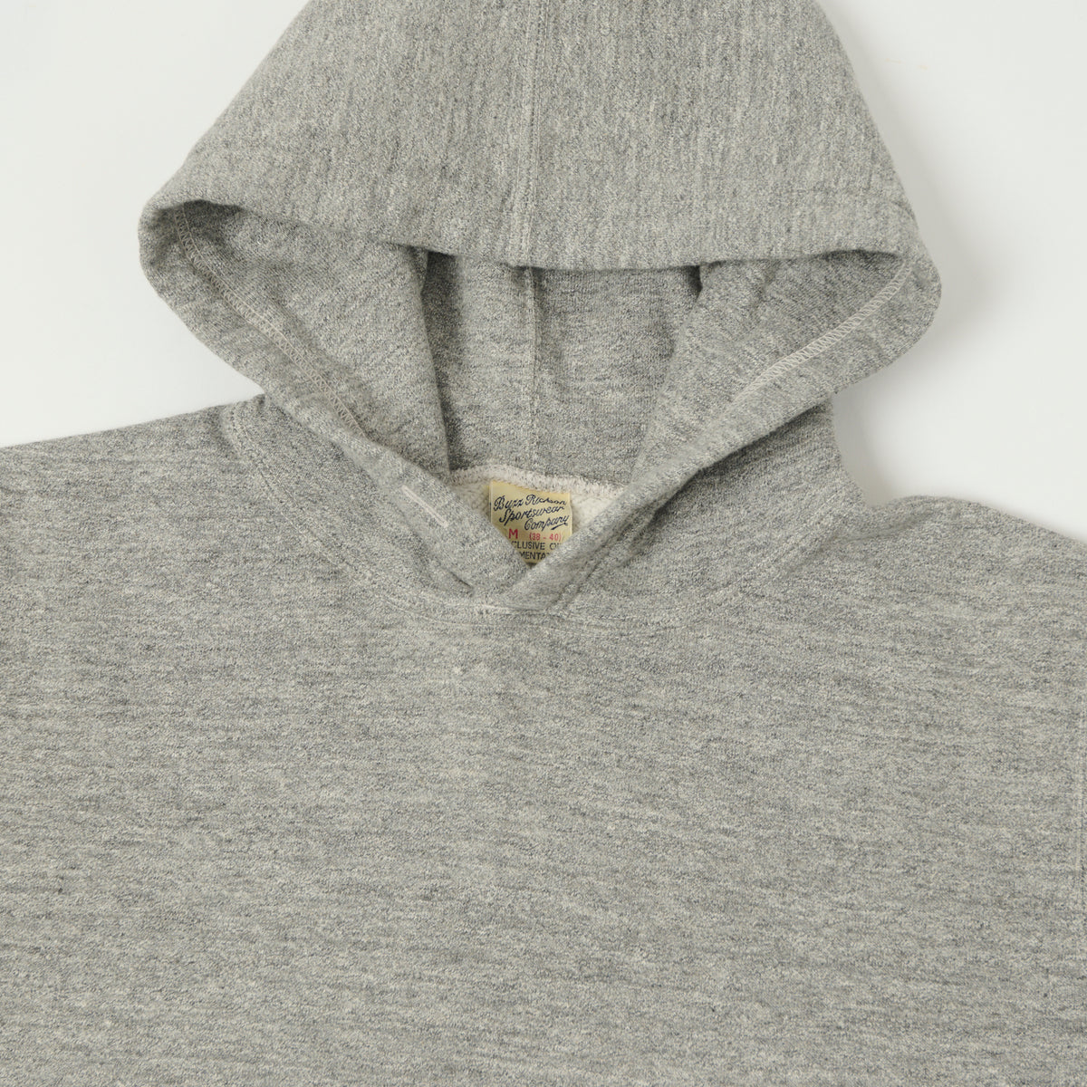 Buzz Rickson's Pullover Sweat Parka - Heather Grey