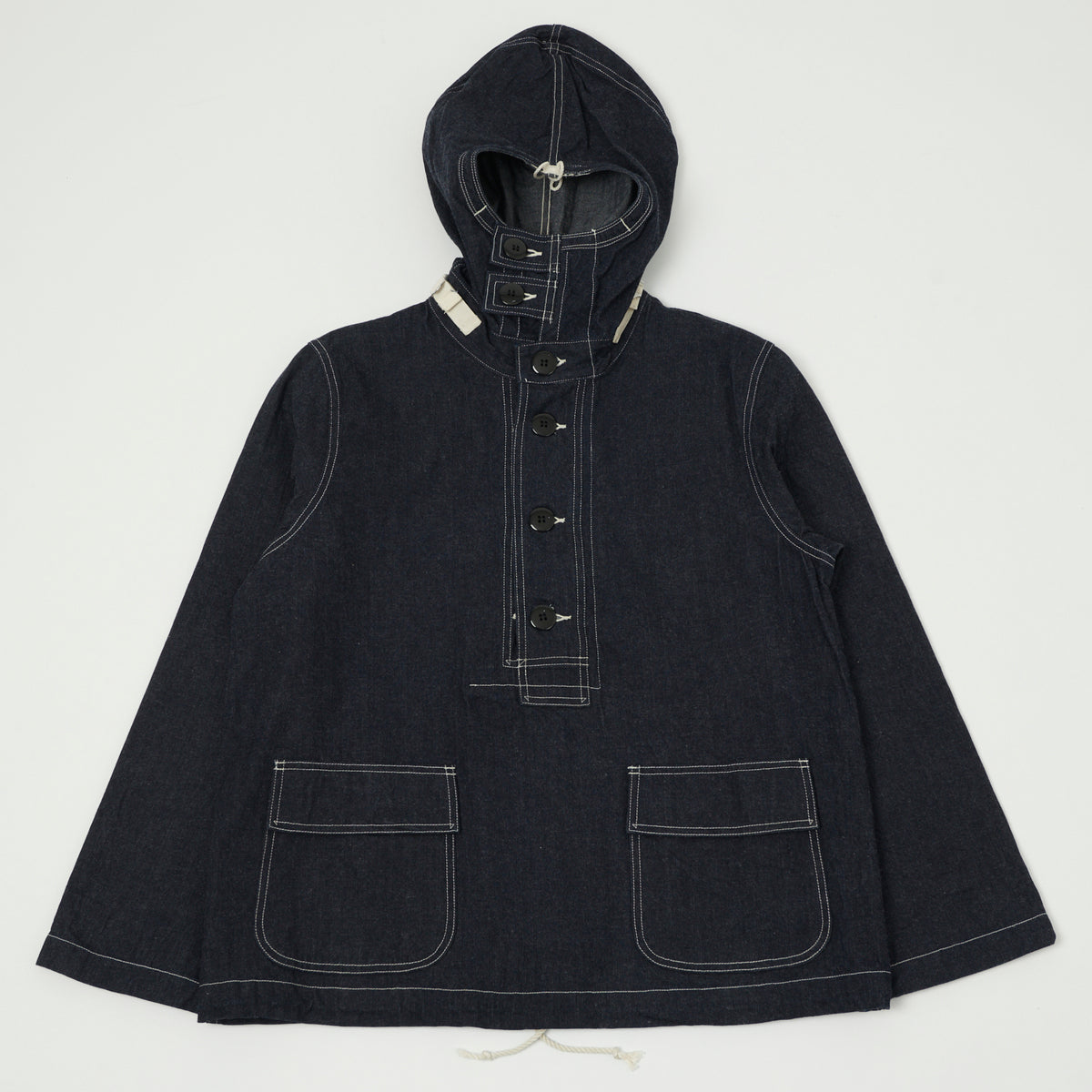 Buzz Rickson's U.S. Navy Denim Gas Protective Parka - One Wash