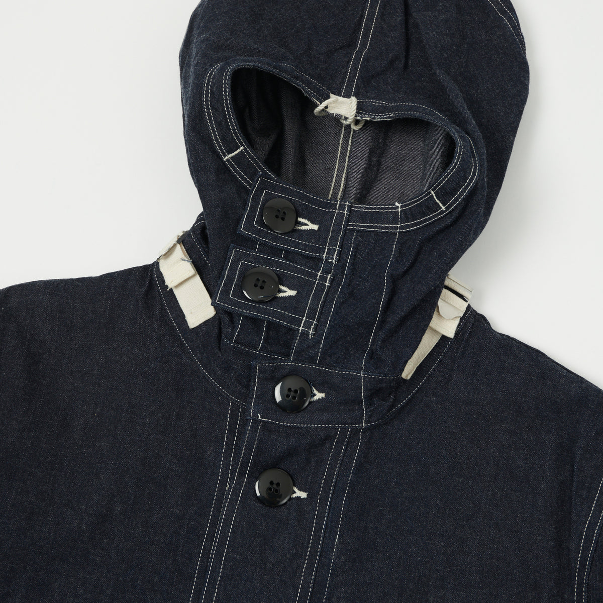 Buzz Rickson's U.S. Navy Denim Gas Protective Parka - One Wash