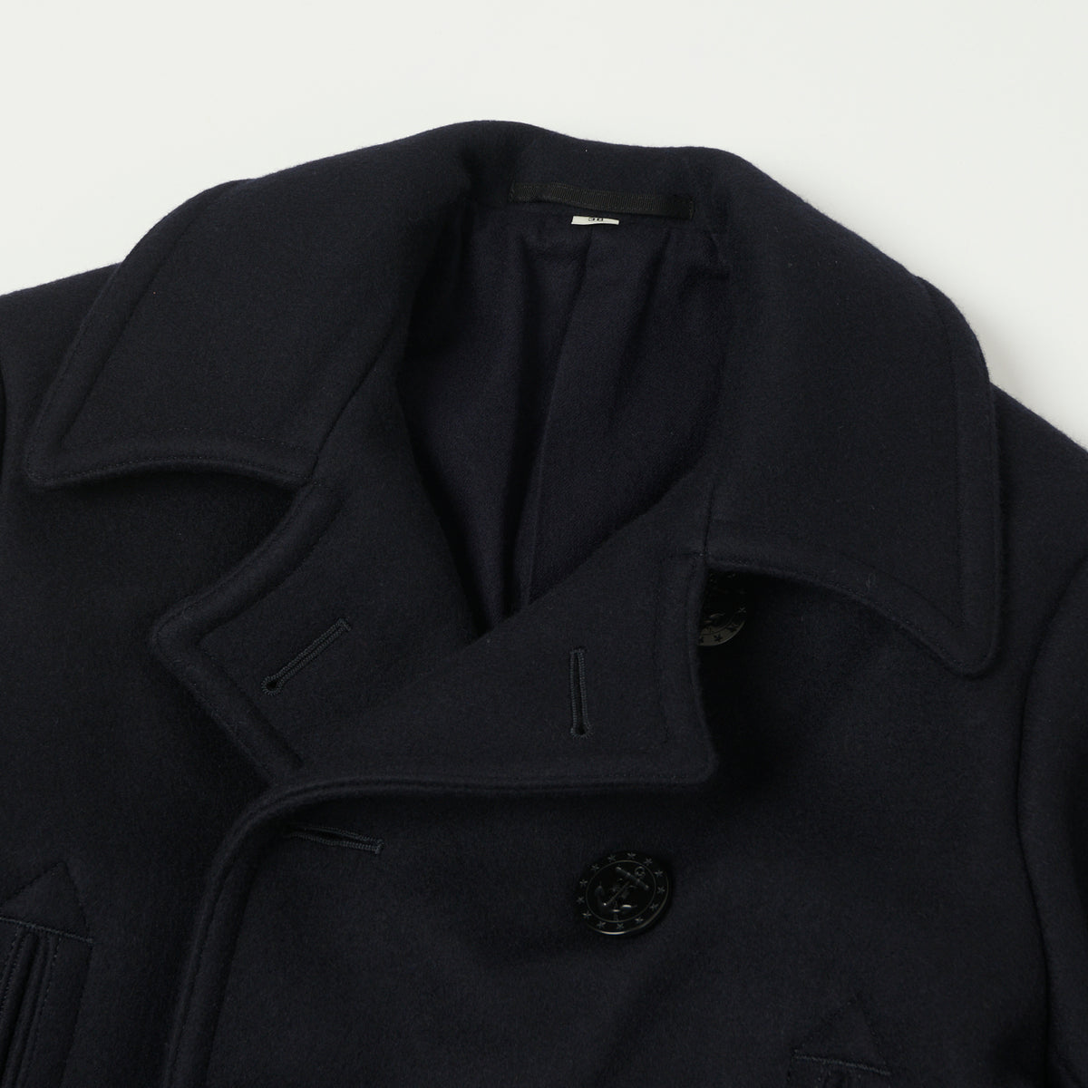 Buzz Rickson's U.S. Navy Long Pea Coat - Navy