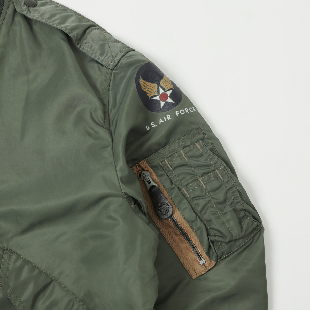 Buzz Rickson's L-2B 'Skyline' Light Weight Flight Jacket - Sage Green