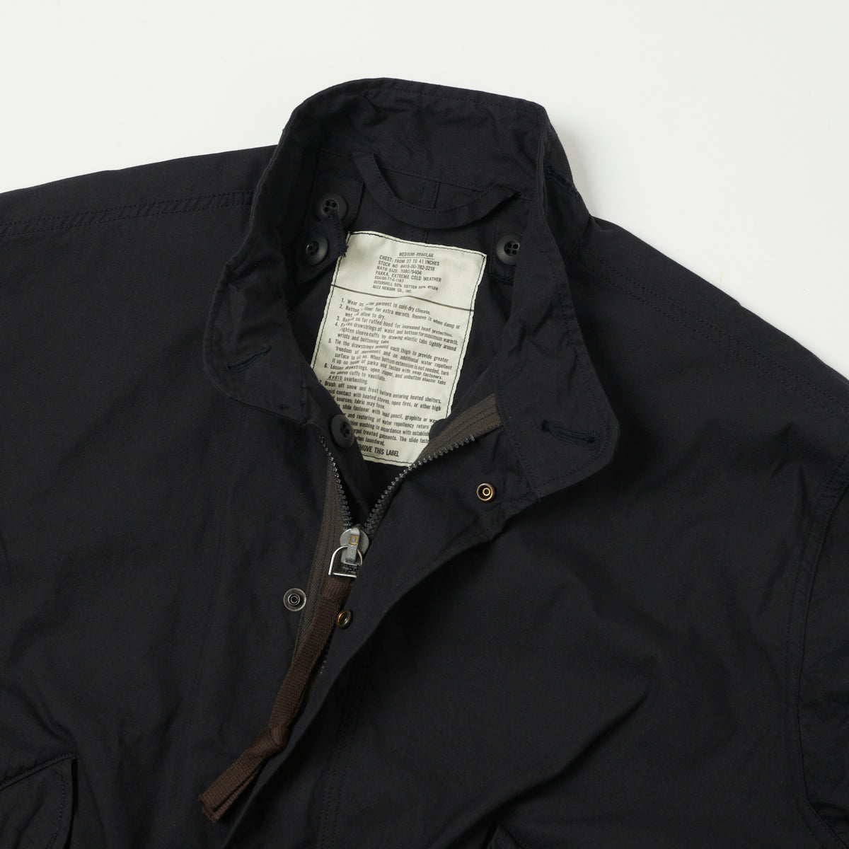 Buzz Rickson's x William Gibson Extreme Cold Weather M-65 Parka - Black
