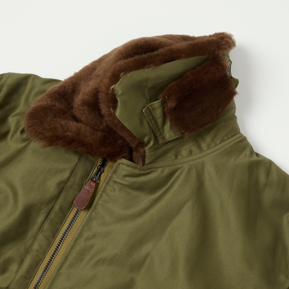 Buzz Rickson's 'Rough Wear Clothing Co' B-15 Flight Jacket - Olive Drab