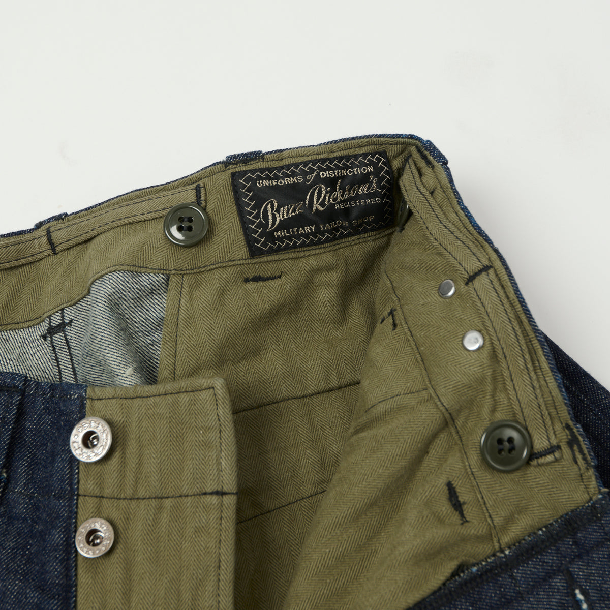 Buzz Rickson's Civillian Model M-43 Denim Trousers - One Wash