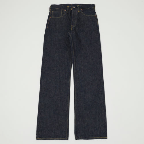 Buzz Rickson's WWII 'Waist Overall' 13.6oz Loose Straight Jean - Raw