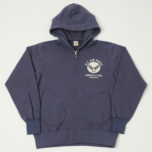 Buzz Rickson's U.S.A.F Full Zip Sweat Parka - Navy