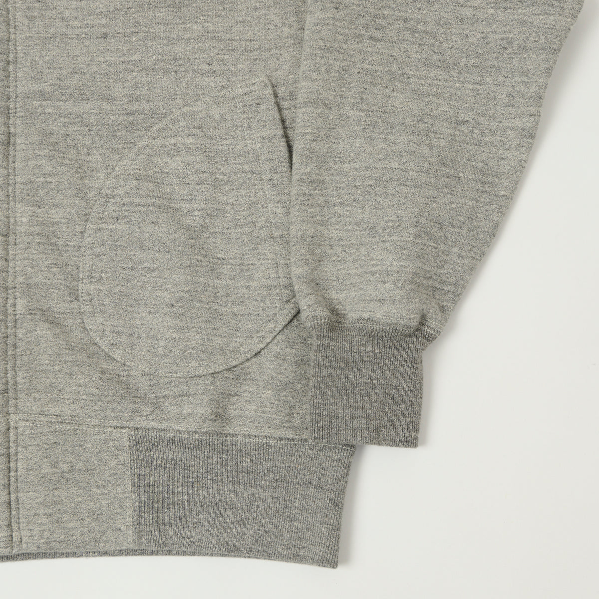 Buzz Rickson's U.S.A.F Full Zip Sweat Parka - Heather Grey