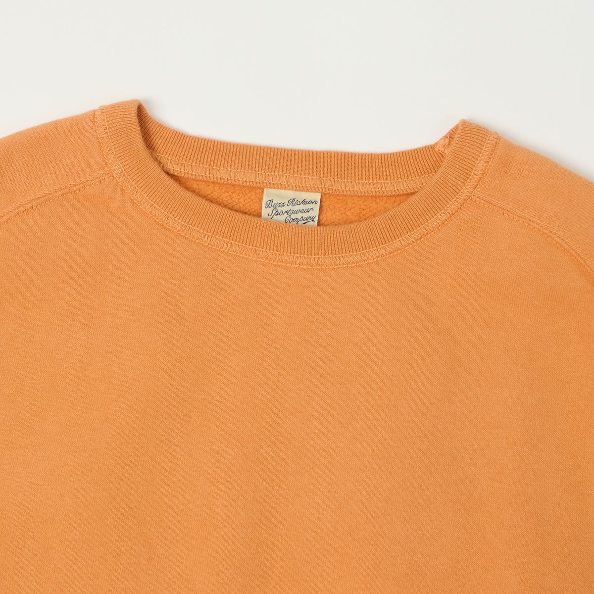 Buzz Rickson's Raglan Sleeve Freedom Sweatshirt - Orange