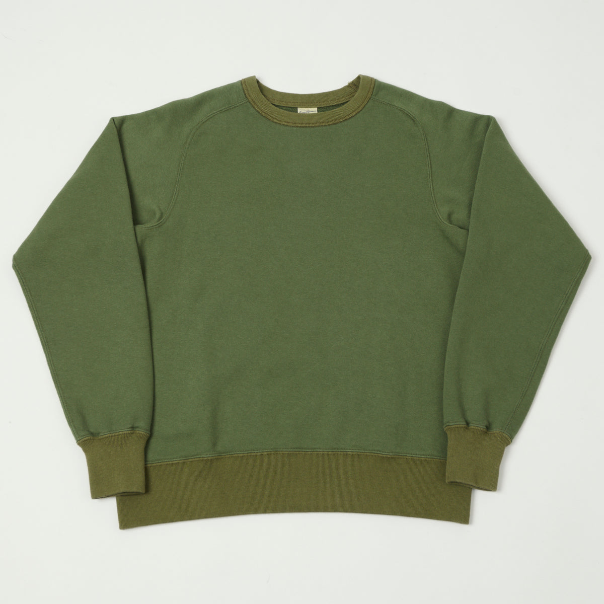 Buzz Rickson's Raglan Sleeve Freedom Sweatshirt - Olive