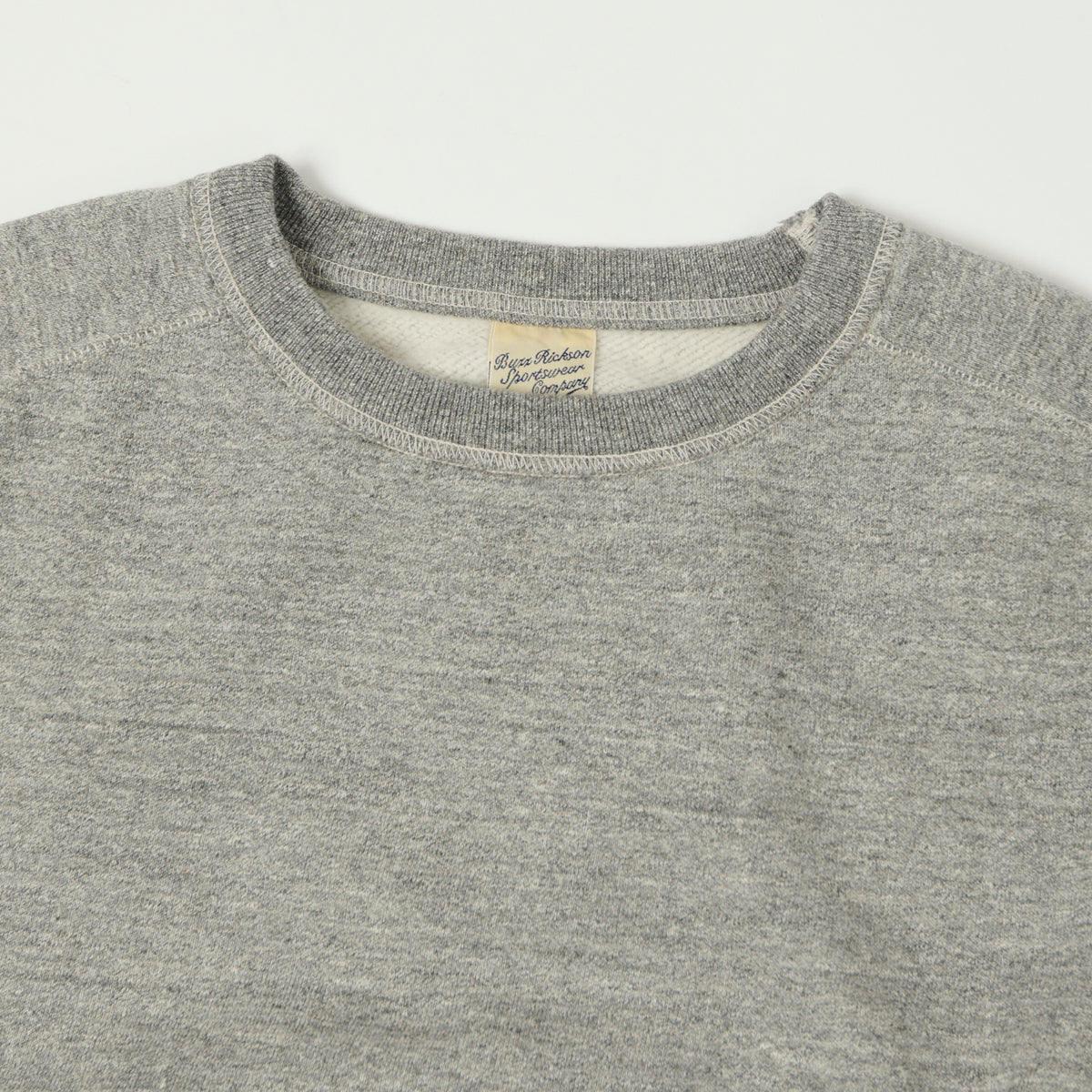 Buzz Rickson's Raglan Sleeve Freedom Sweatshirt - Heather Grey