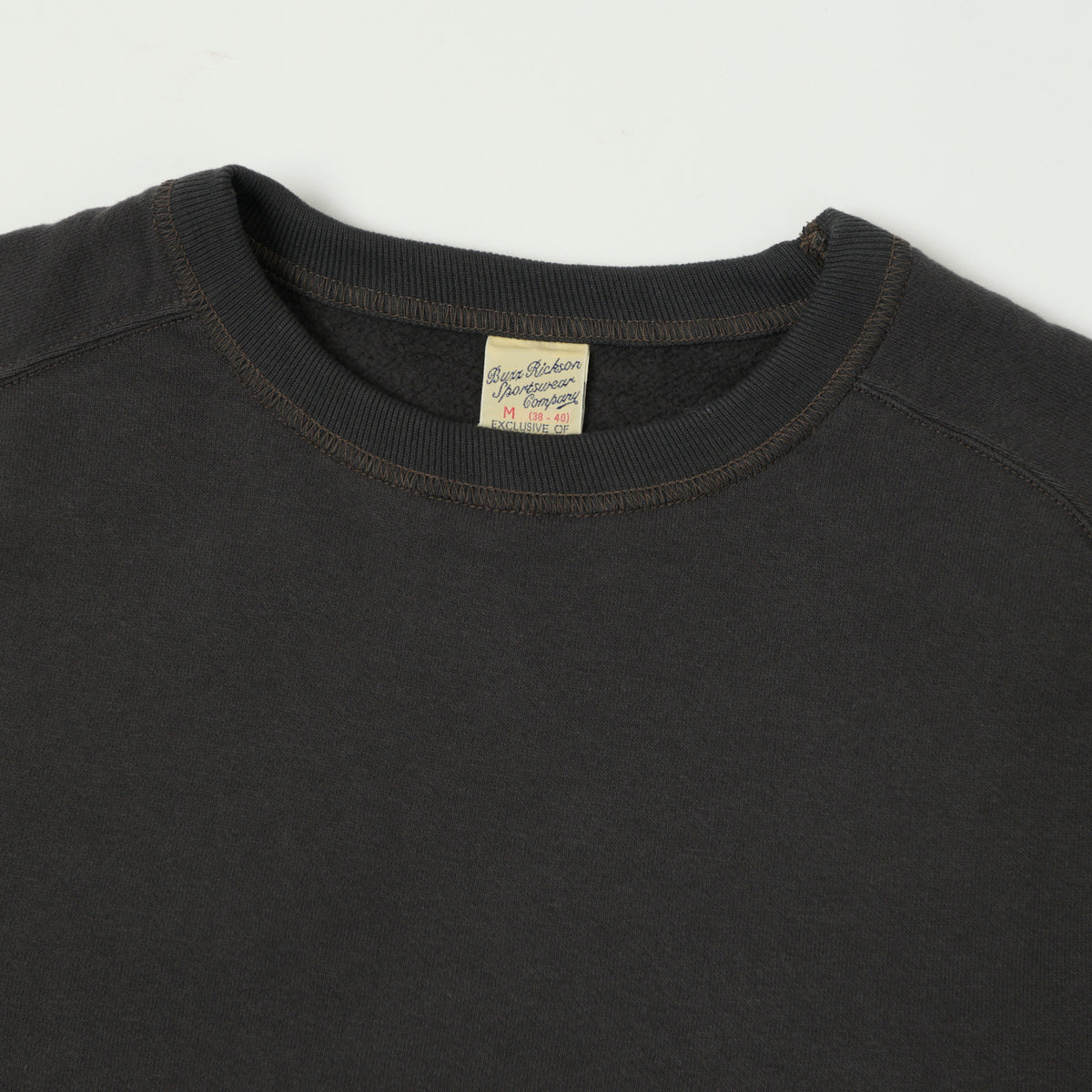 Buzz Rickson's Raglan Sleeve Freedom Sweatshirt - Black