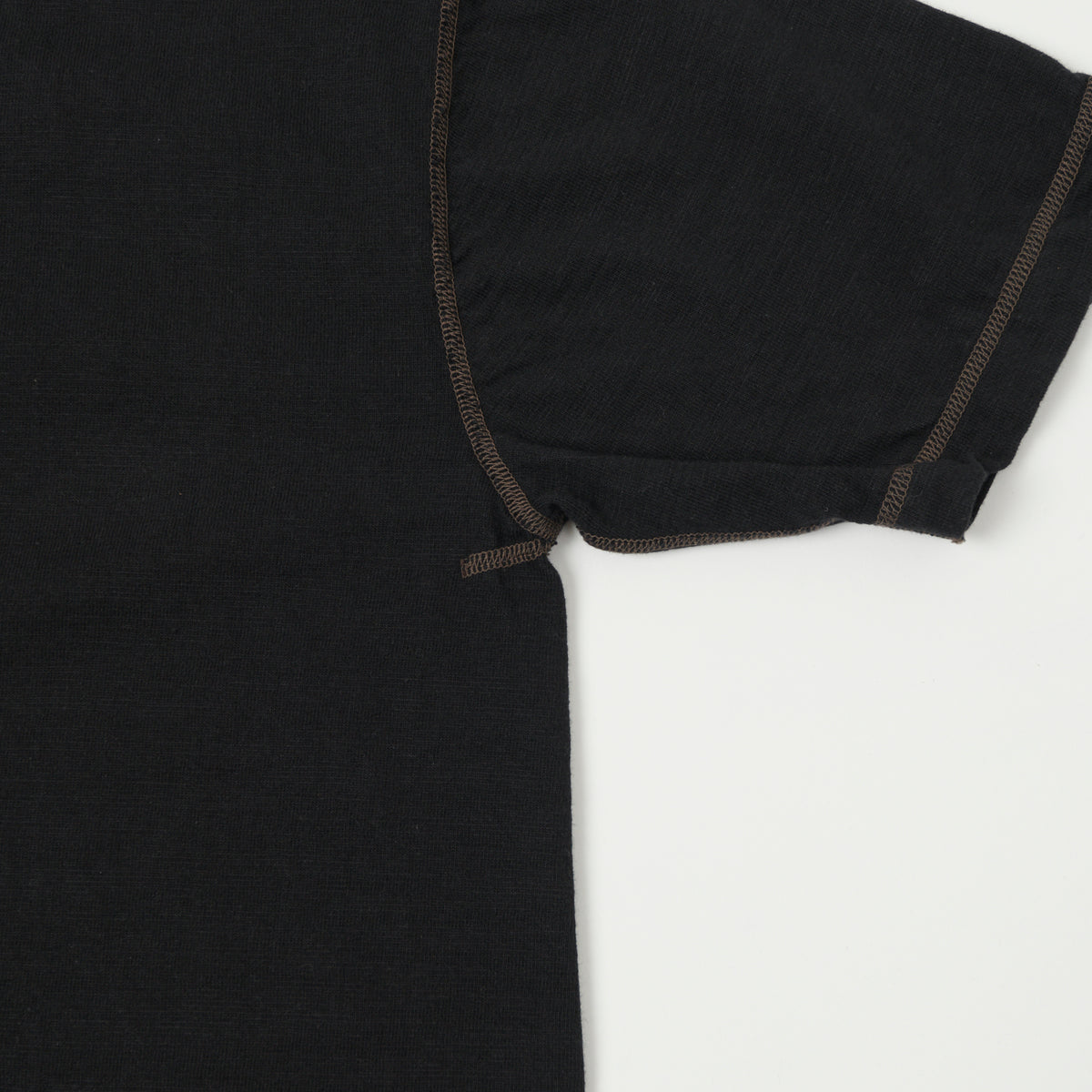 Buzz Rickson's Slub Henley T-Shirt - Black