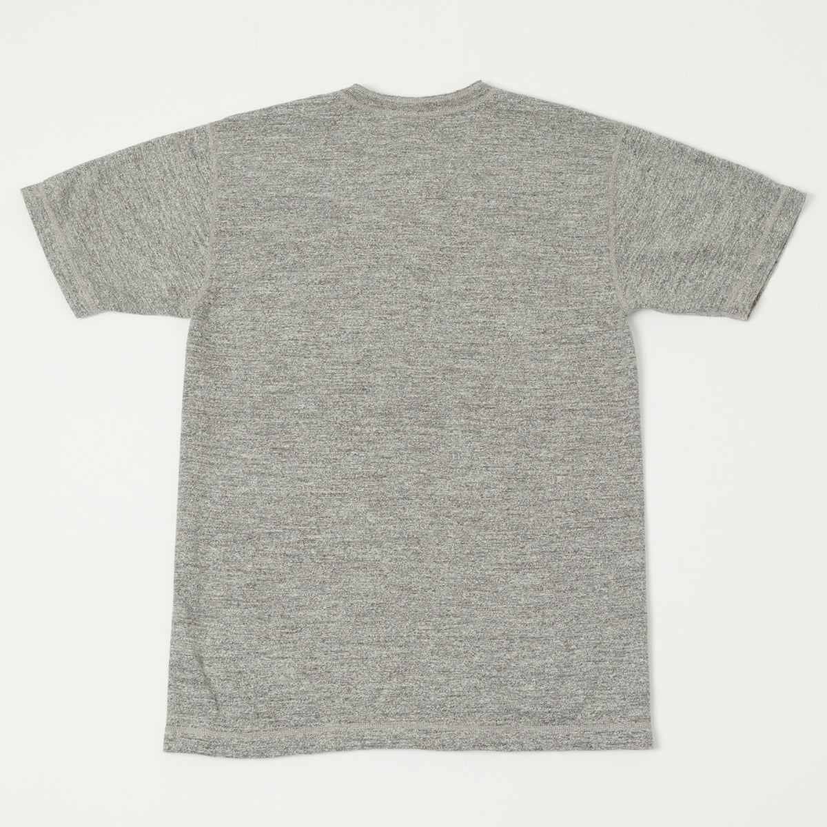Buzz Rickson's Slub Henley T-Shirt - Grey Melange