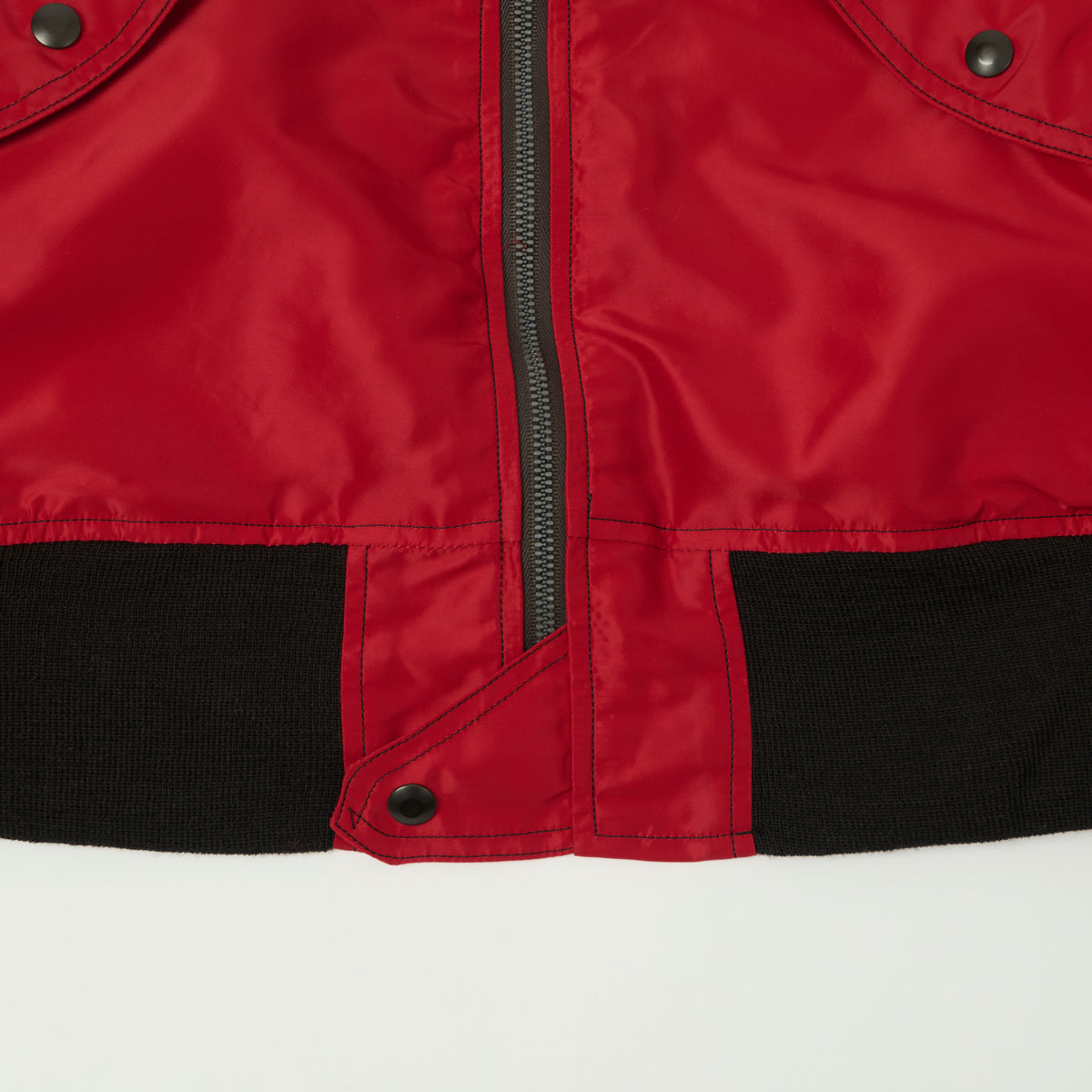 Buzz Rickson's L-2B 'Scorpion' Light Weight Flight Jacket - Red