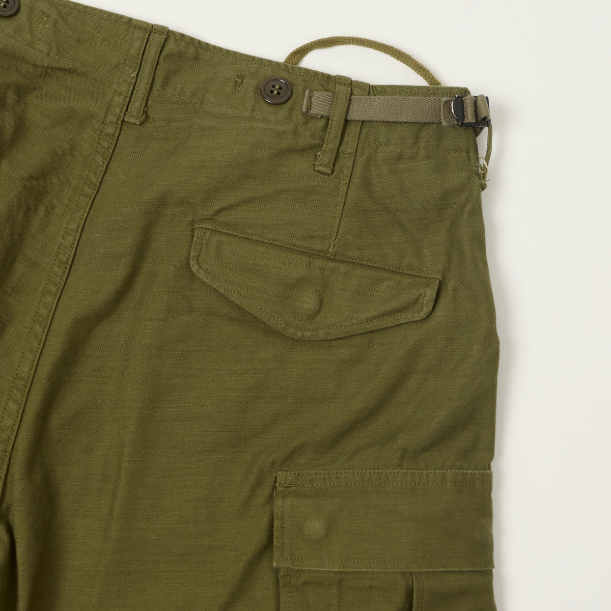 Buzz Rickson's M-1951 Reverse Sateen Civilian Shorts - Olive