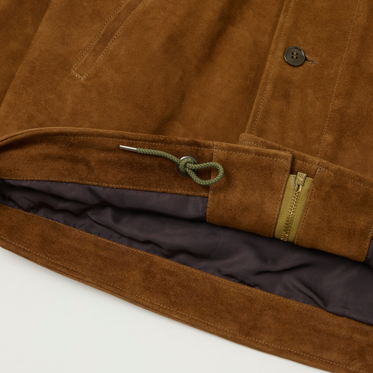 Buzz Rickson's ‘Aviation Associates’ Horsehide Civilian Model N-1 Deck Jacket - Brown
