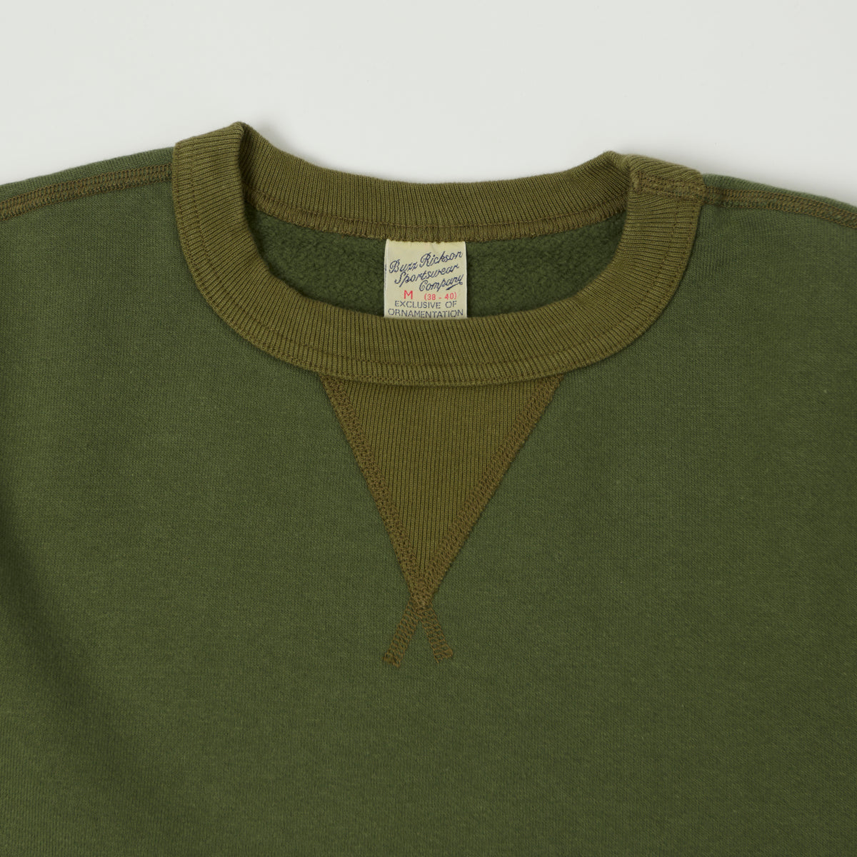 Buzz Rickson's Classic Sweatshirt - Olive