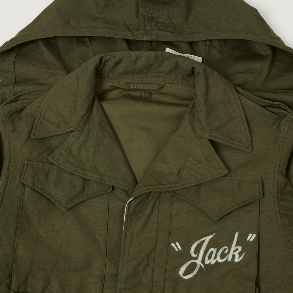 Buzz Rickson's U.S. Army M-1943 'Dragon & Lady' Field Jacket - Olive Drab