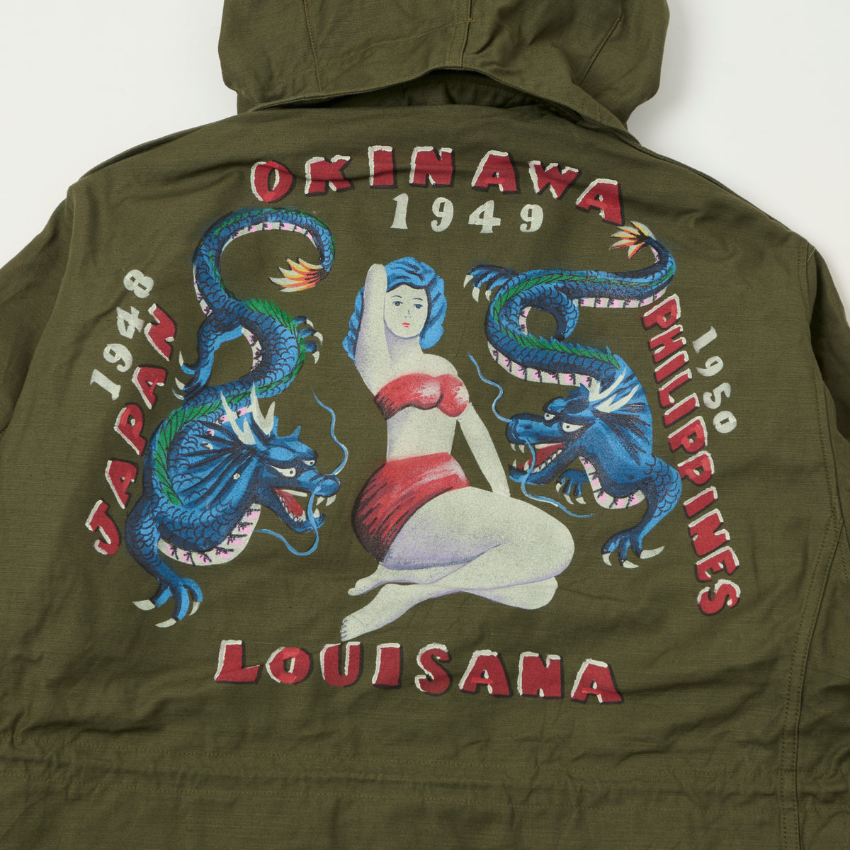 Buzz Rickson's U.S. Army M-1943 'Dragon & Lady' Field Jacket - Olive Drab