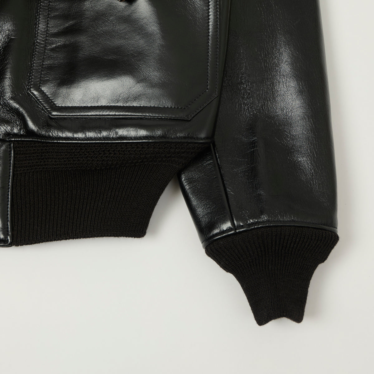 Buzz Rickson's William Gibson Type AN-J-3A Horsehide Flight Jacket - Black