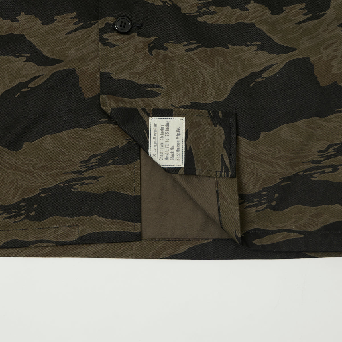 Buzz Rickson's William Gibson Black Tiger Stripe Camo Jacket - Black/Olive