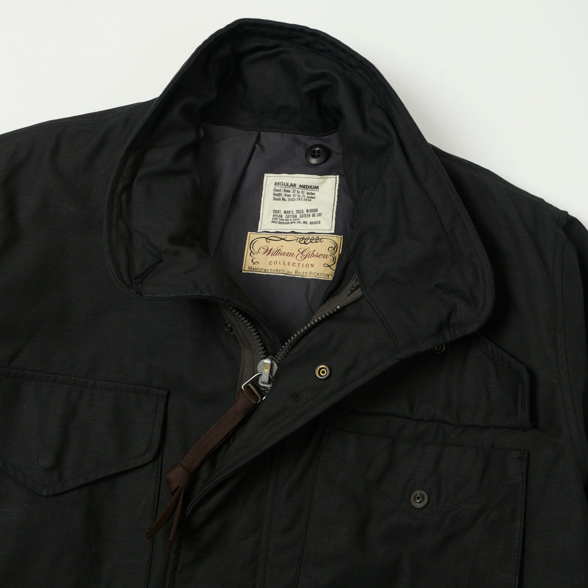 Buzz Rickson's x William Gibson M-65 'Early Model' Jacket - Black