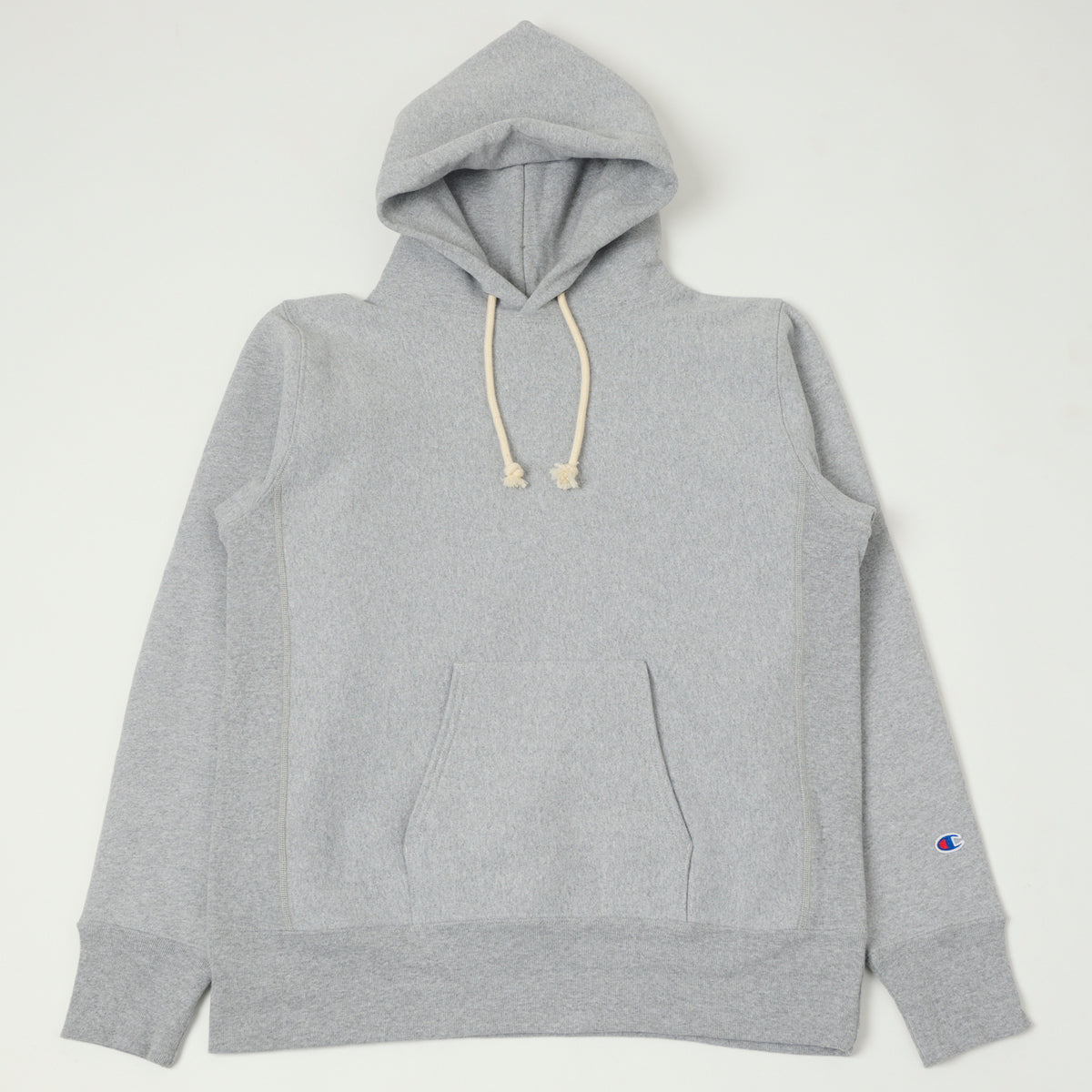 Champion Made in USA Reverse Weave Hoodie - Oxford Grey
