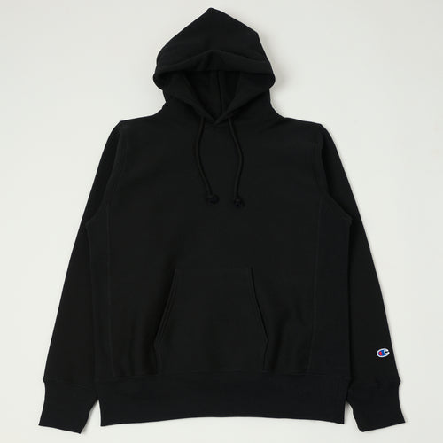 Champion Made in USA Reverse Weave Hoodie - Black