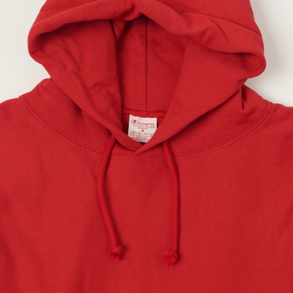 Champion Made in USA Reverse Weave Hoodie - Cardinal Red