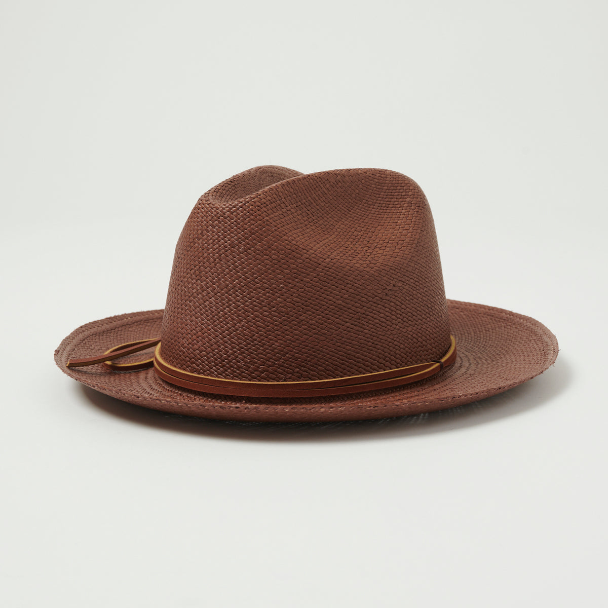 Chamula Hand Woven Panama Hat - Brown