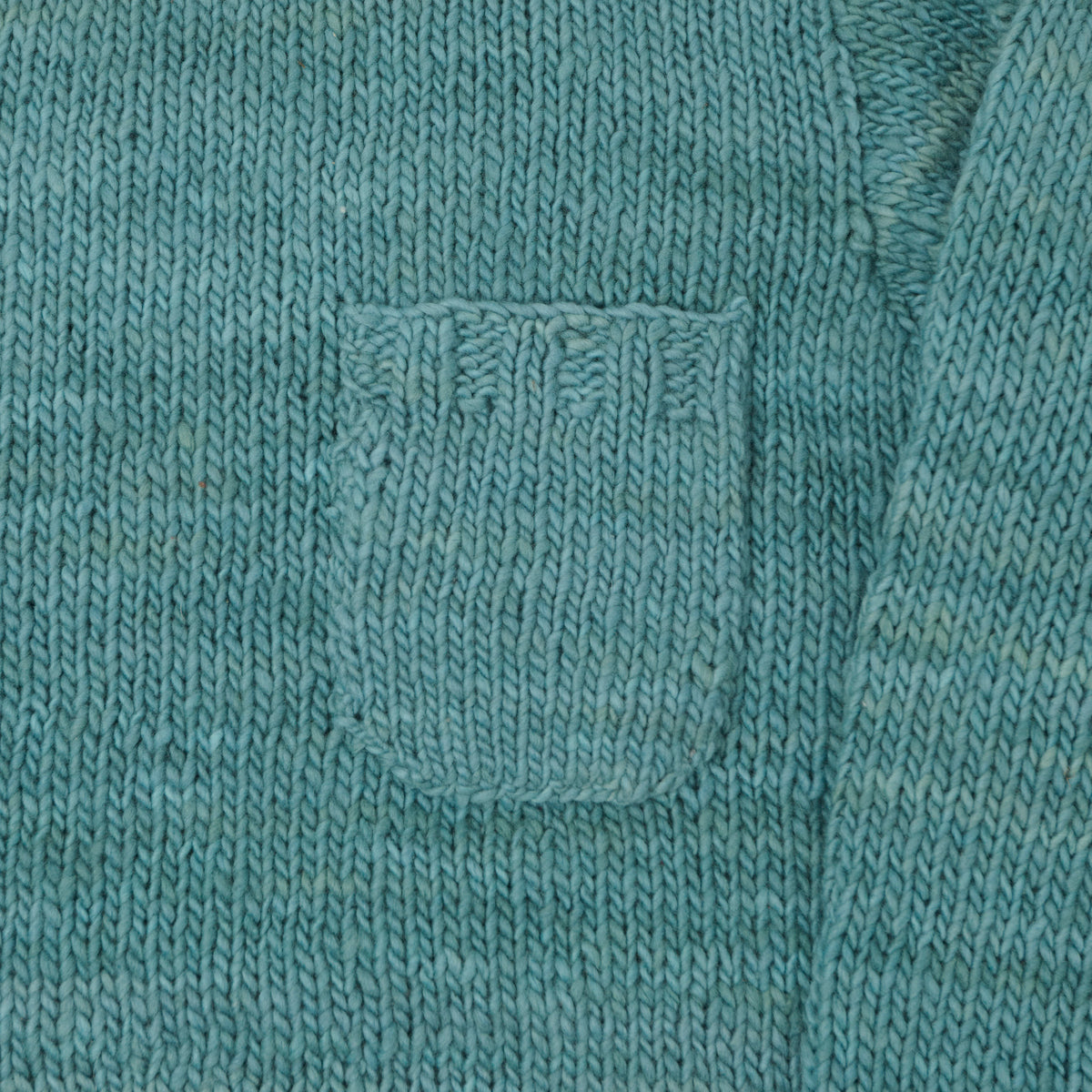Chamula Merino Wool Pocket Jumper - Old Green