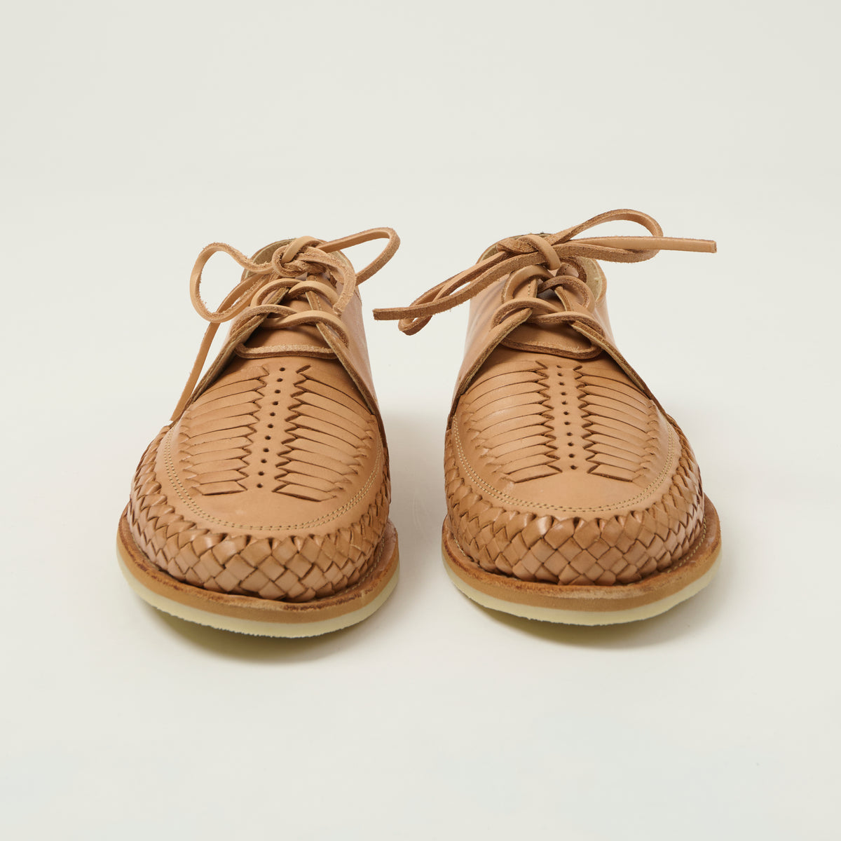 Chamula Woven Veracruz Shoe - Tan