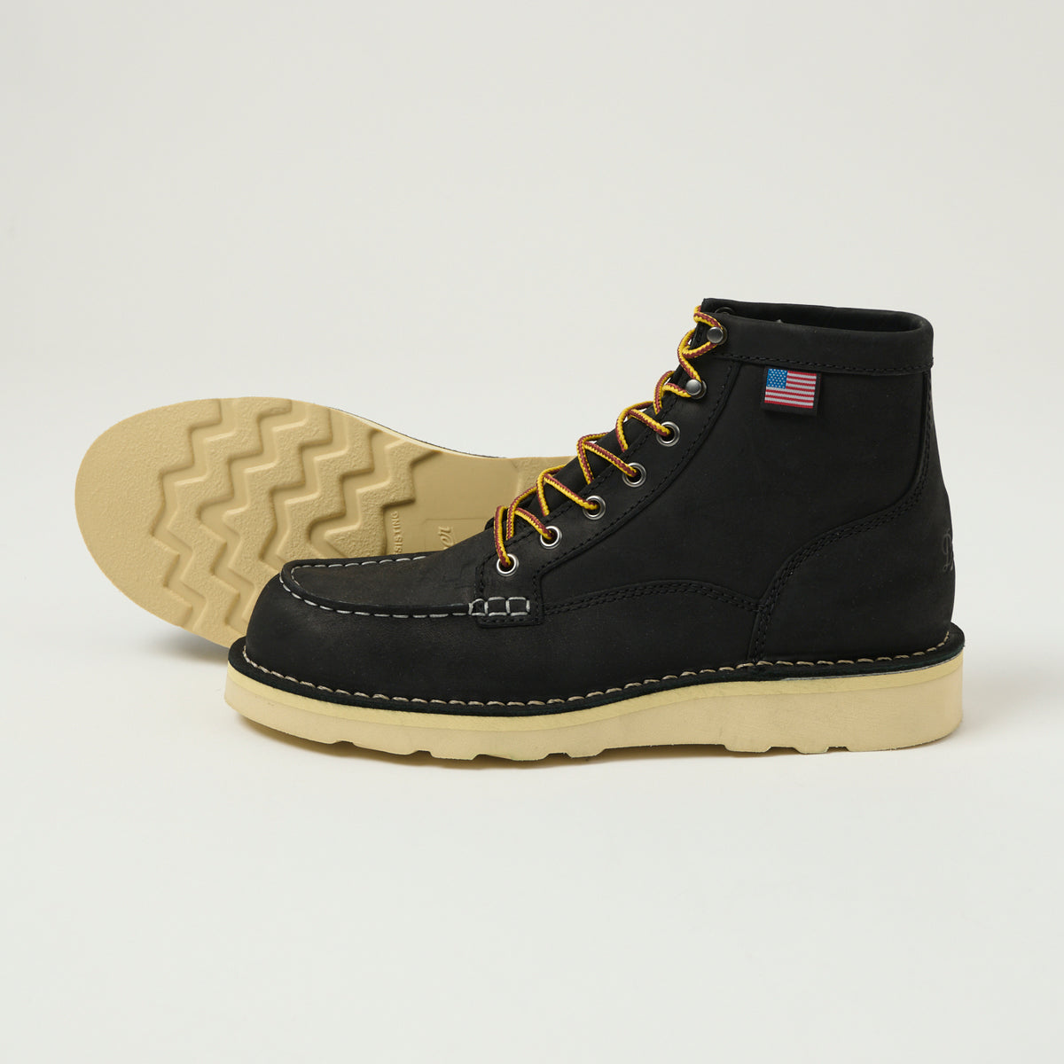 Danner 'Bull Run' Moc Toe Boot - Black