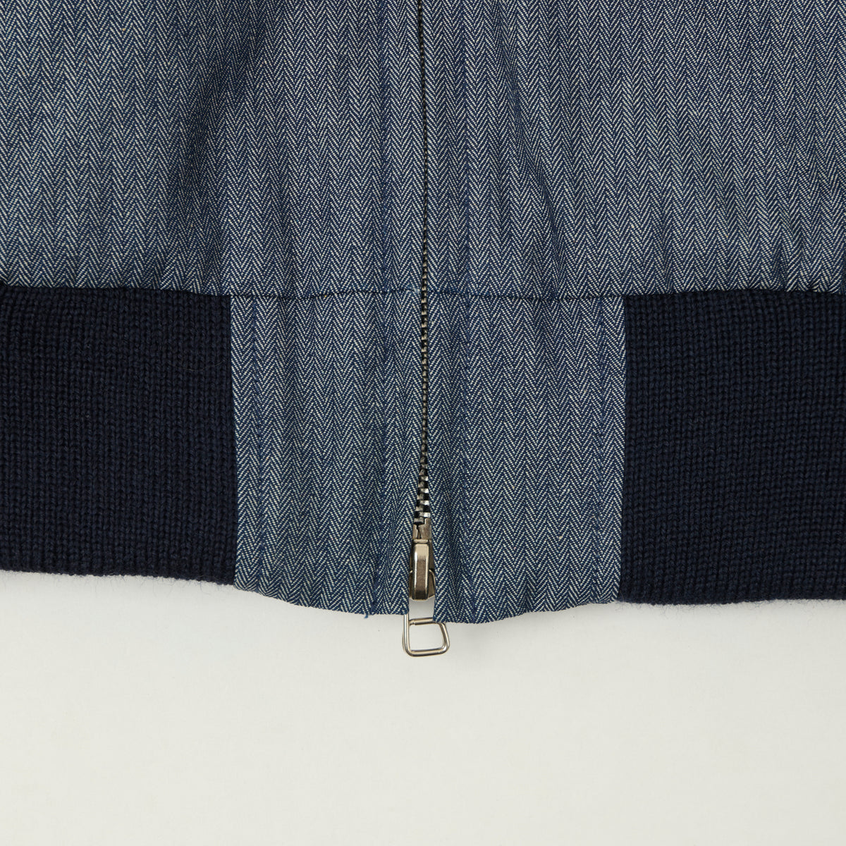 Dehen 1920 Herringbone Twill 'Weekender' Jacket - Indigo