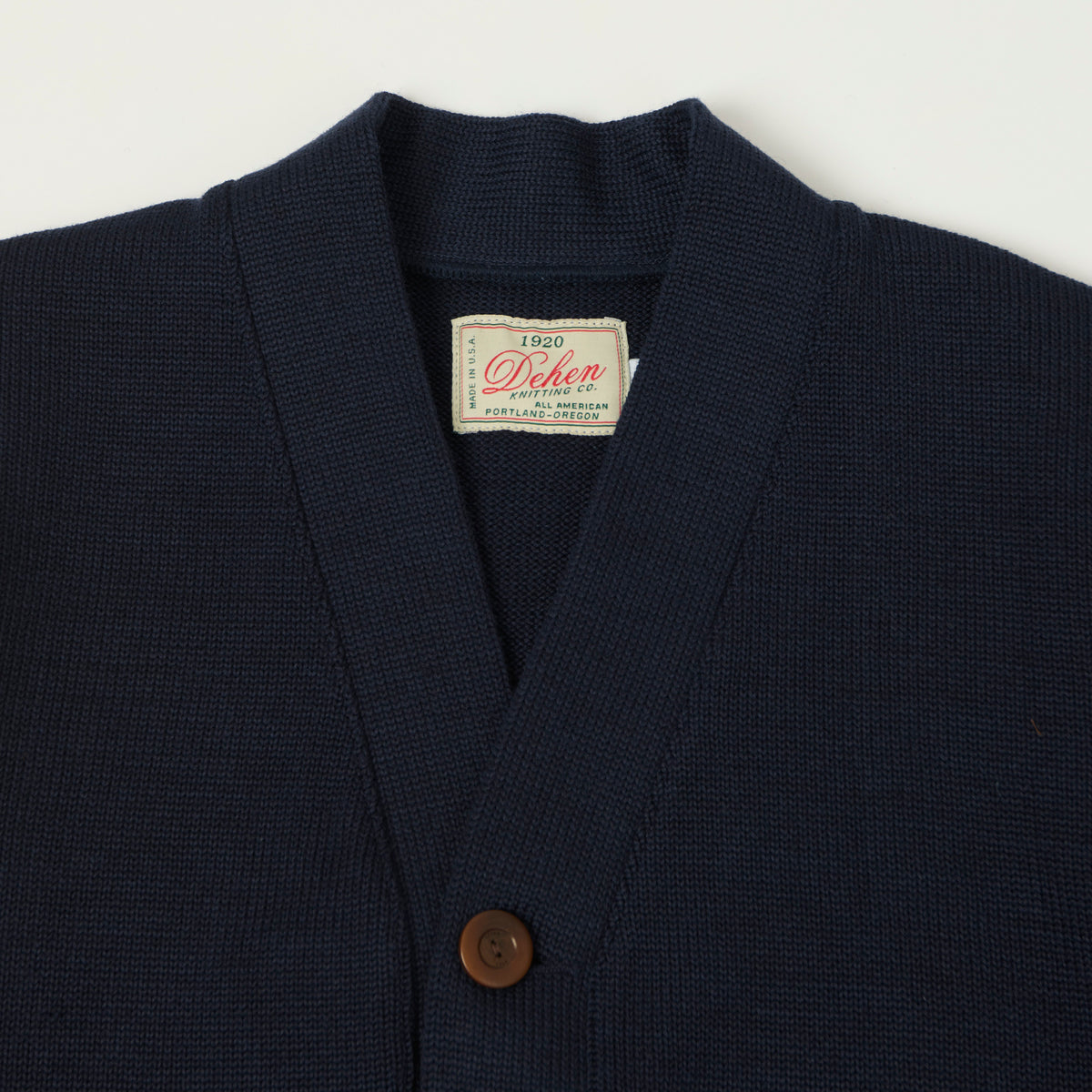 Dehen 1920 Classic Cardigan - Dark Navy