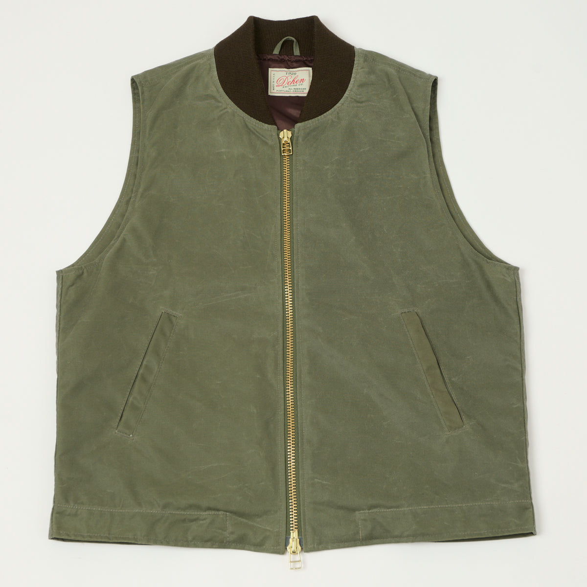 Dehen 1920 Flight Vest - Light Moss