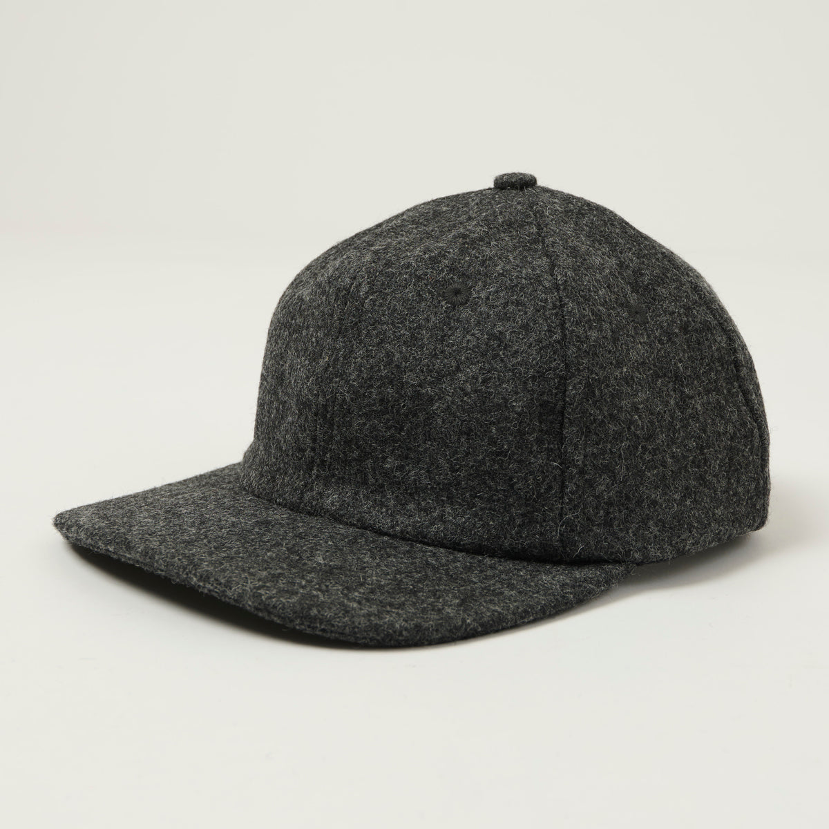 Dehen 1920 Melton Wool Baseball Hat - Granite