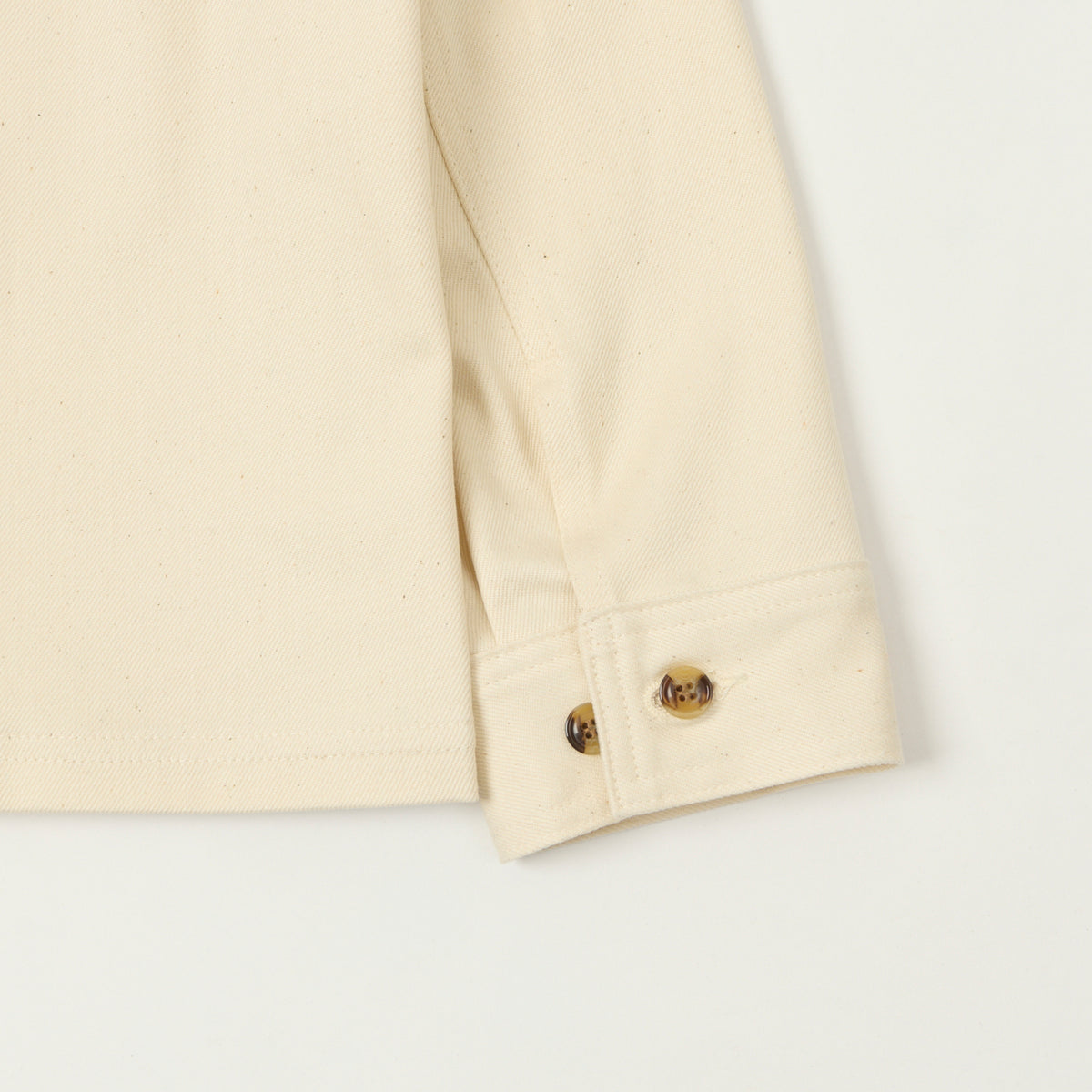 Dehen 1920 Selvedge Denim Over Shirt - Natural