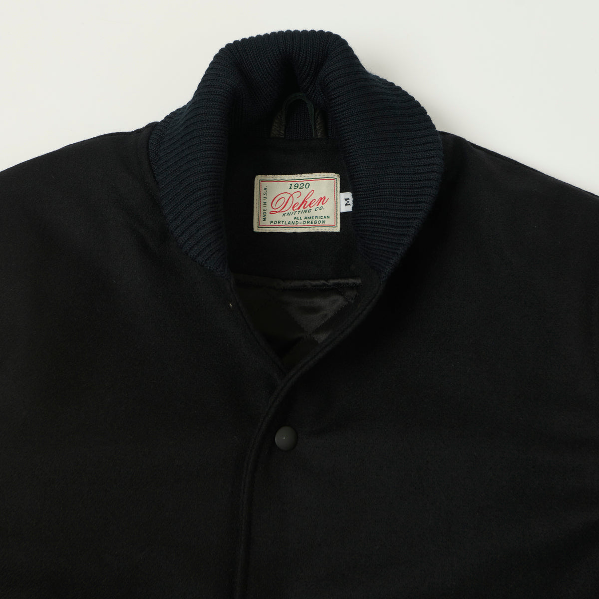 Dehen 1920 Varsity Jacket - Black/Black