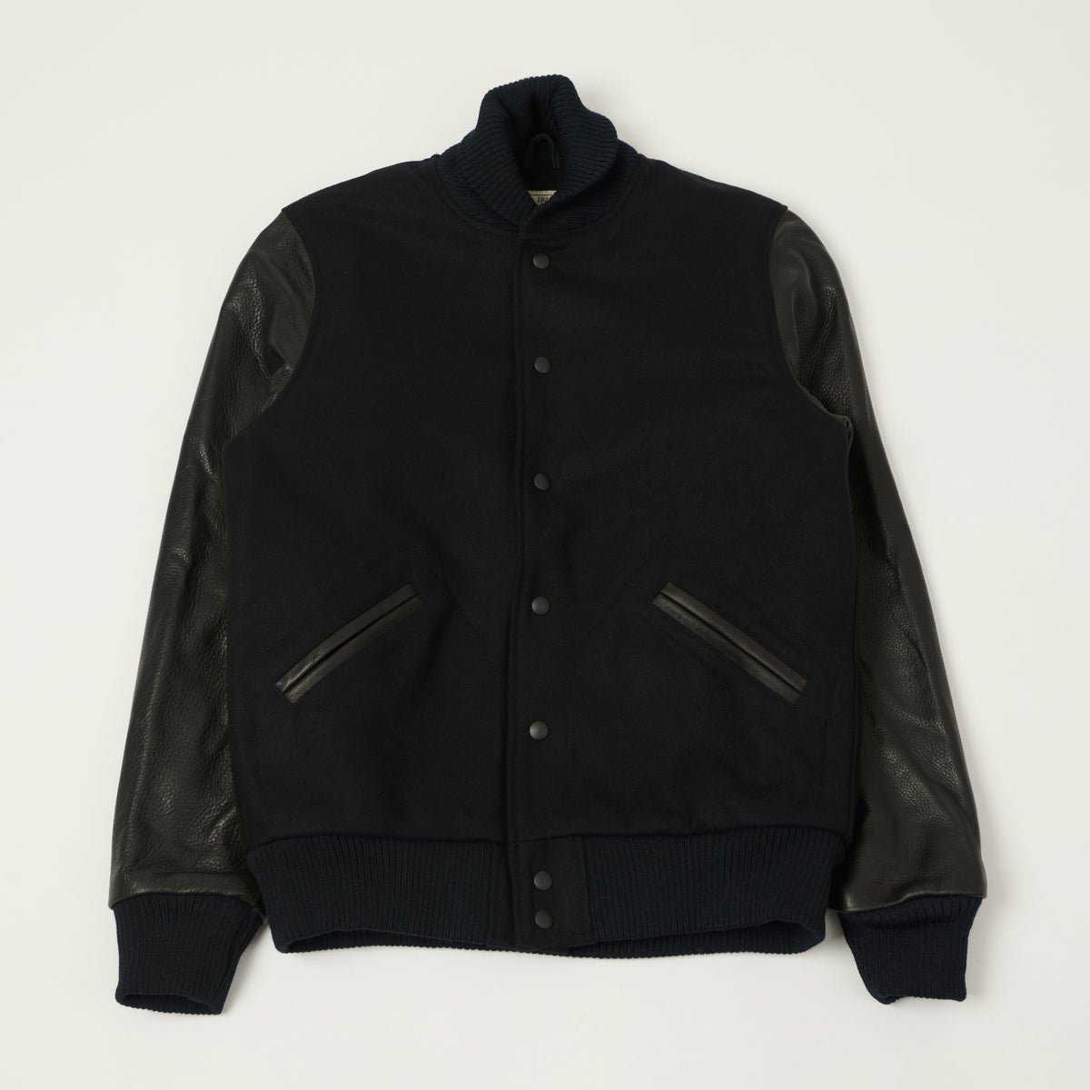 Dehen 1920 Varsity Jacket - Black/Black