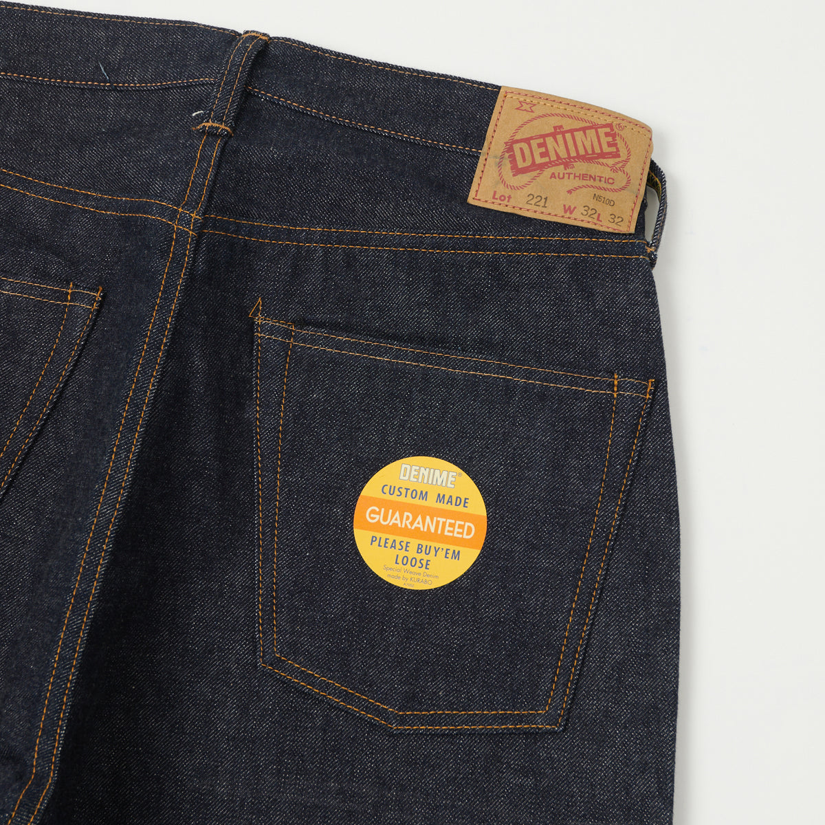 Denime Lot. 221 Regular Tapered Jean - Raw