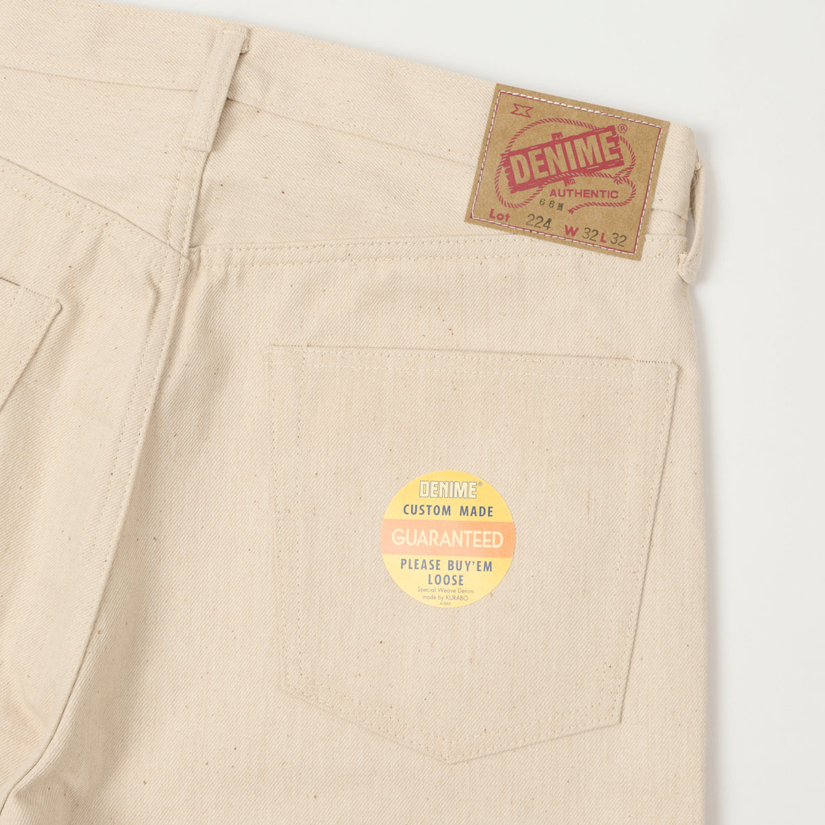 Denime Lot. 224-66M 66 Model Jean - Natural Mother