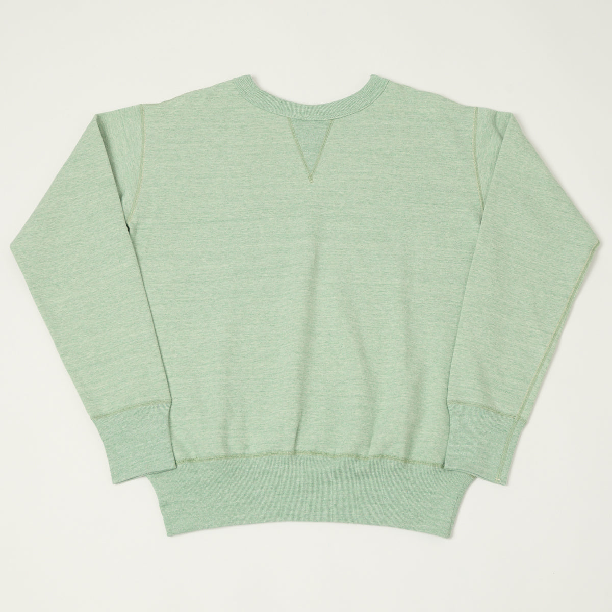 Denime Lot. 268 '88/12' 4 Needle Crew Neck Sweatshirt - Heather Green